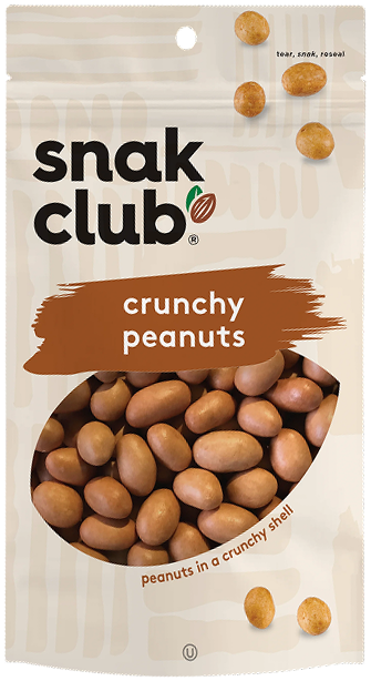 Snak Club Crunchy Peanuts 6ct 7.5oz