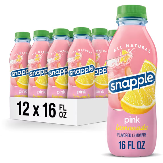 Snapple Pink Lemonade Tea 12/16oz (473ml)