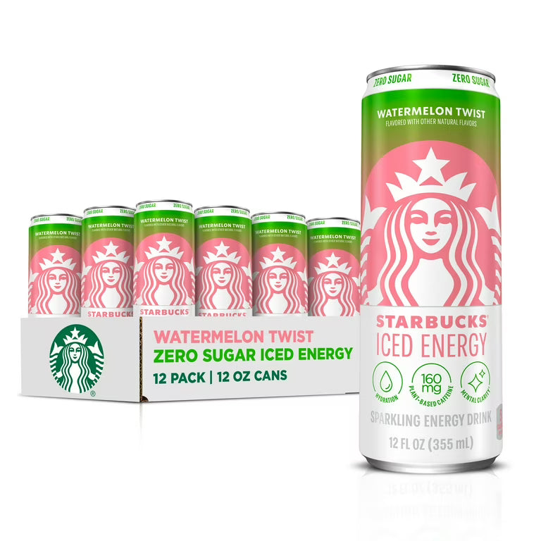 Starbucks Iced Energy Watermelon Twist 12/12oz Zer