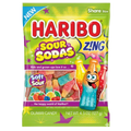 Haribo Zing Sour Sodas 12/4.5oz Gummy Candy