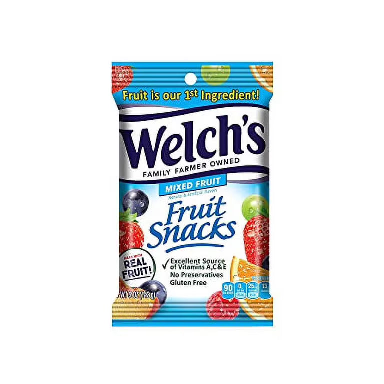 Welch's Fruit Snacks Mixed Fruits 12/5oz 142g
