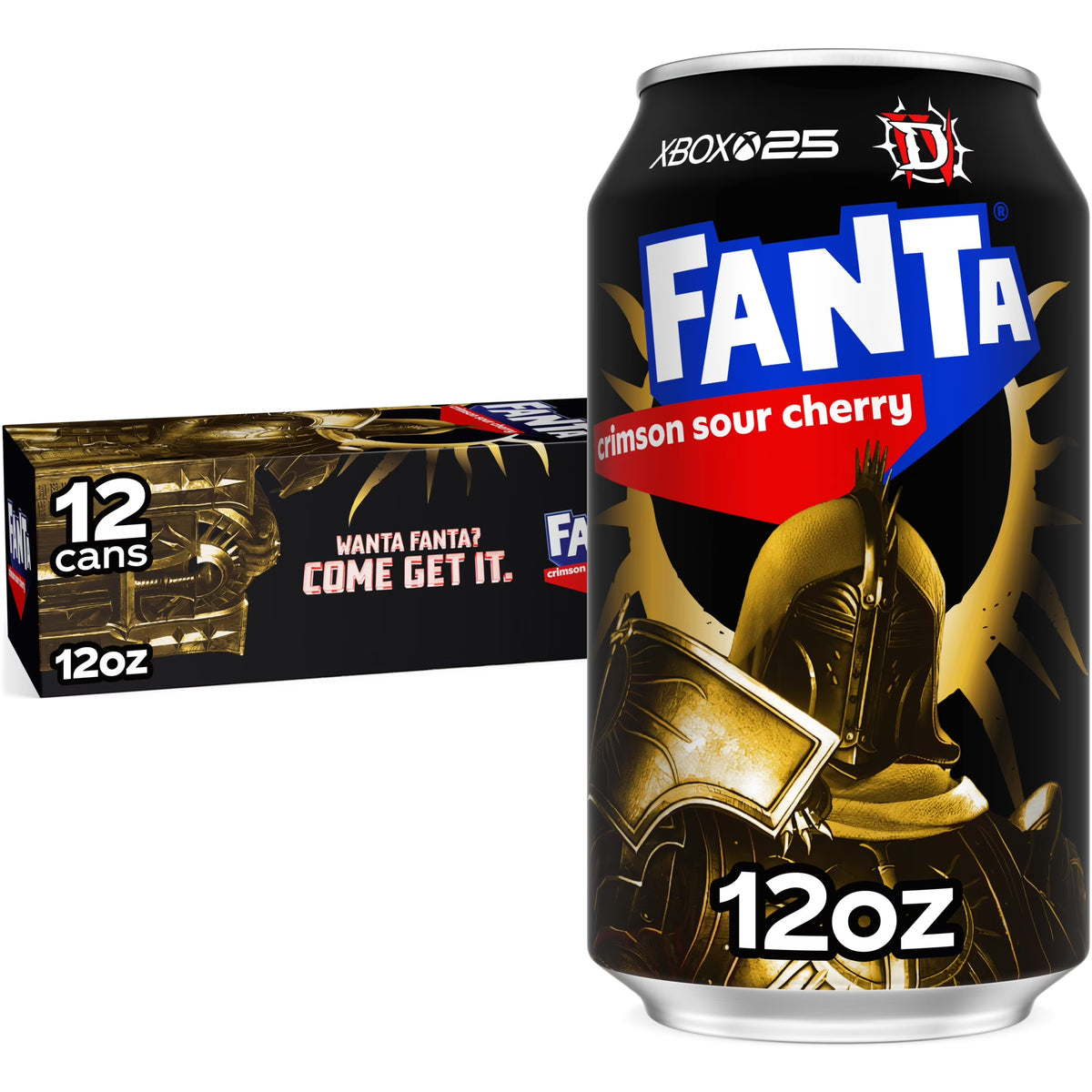 Fanta Crimson Sour Cherry Cans 12/12oz