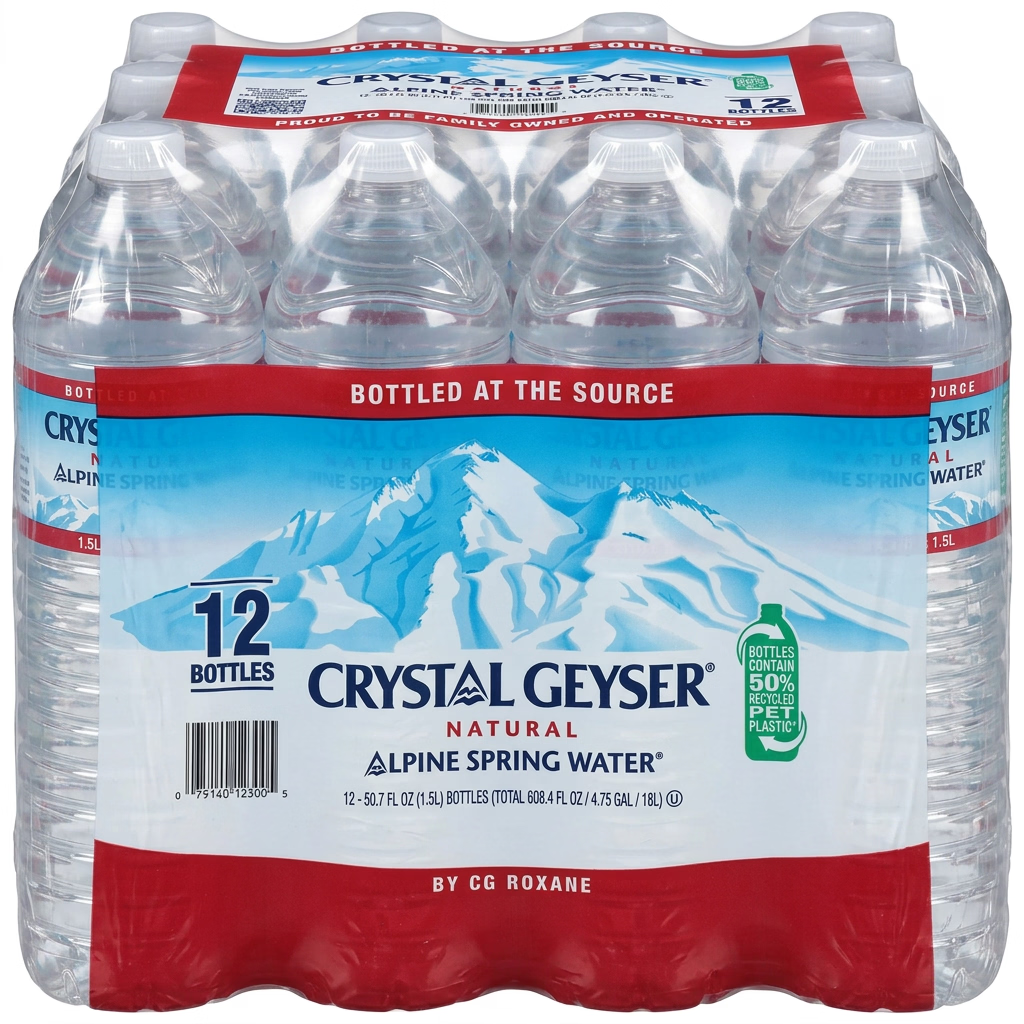 Crystal Geyser Water 12/1.5L 50.7oz