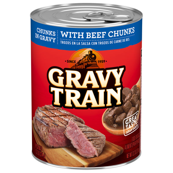 Gravy Train Beef Chunks 13.2oz Cans