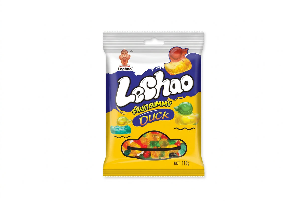 LeChao Duck Shape Fruit Gummy (Import)118g