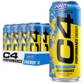 C4 12/16oz Jolly Rancher Blue Raspber Energy Drink