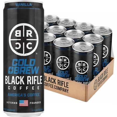 Black Rifle Vanilla Cold Brew Coffee 12/11oz Cans