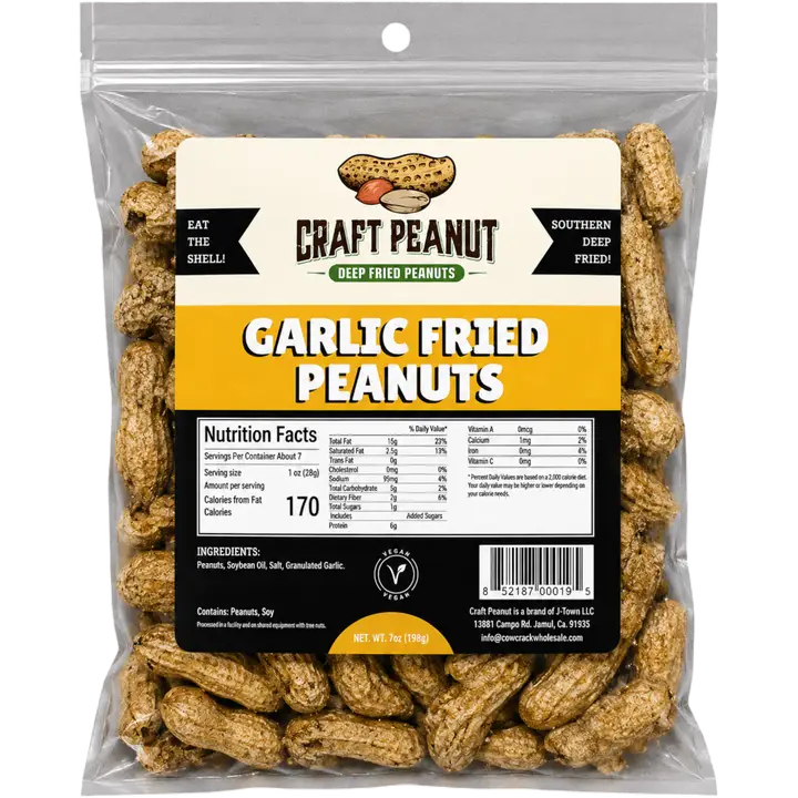 Craft Peanut Garlic Fried 7oz