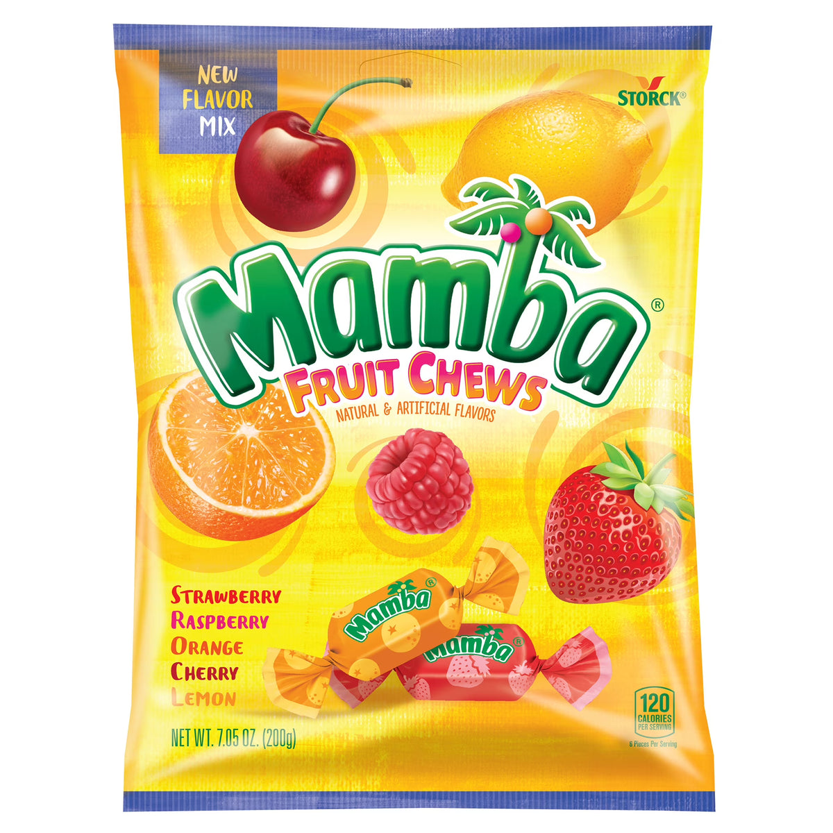 Mamba Fruit Chew 12ct/7.05oz Bags