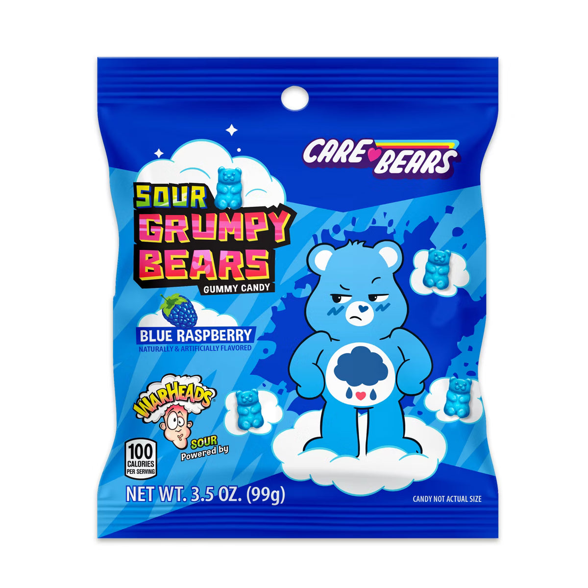 Care Bears Sour Grumpy Bears Blue Raspberry 3.5oz