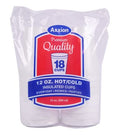 Axxion Foam 12oz Cups 18ct