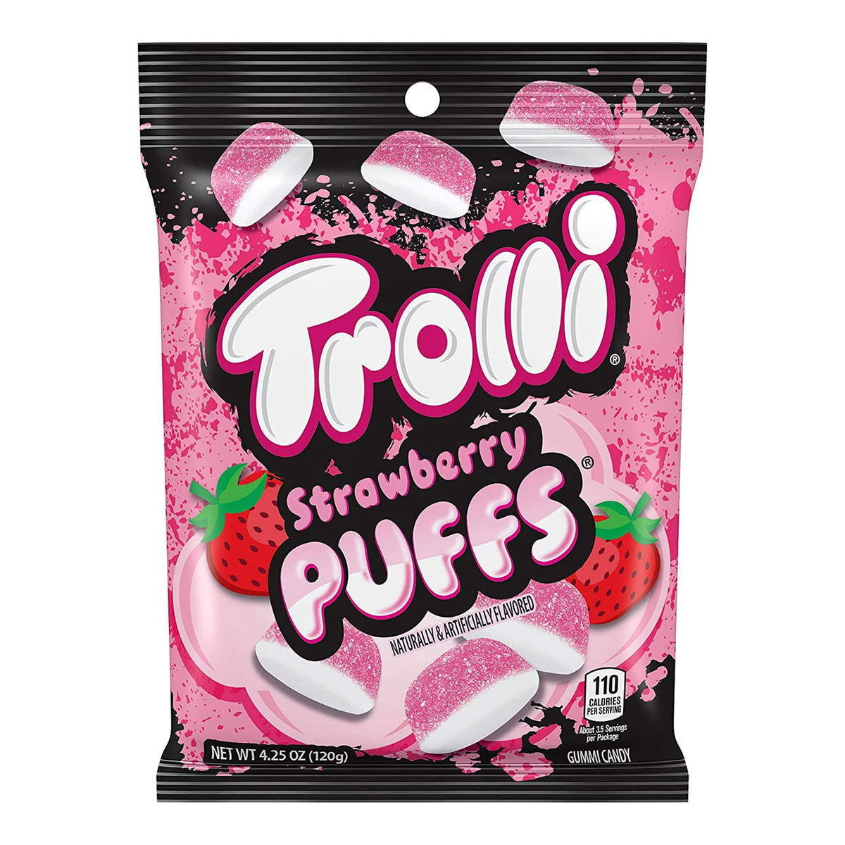 Trolli Strawberry Puffs Candy 12/4.25oz
