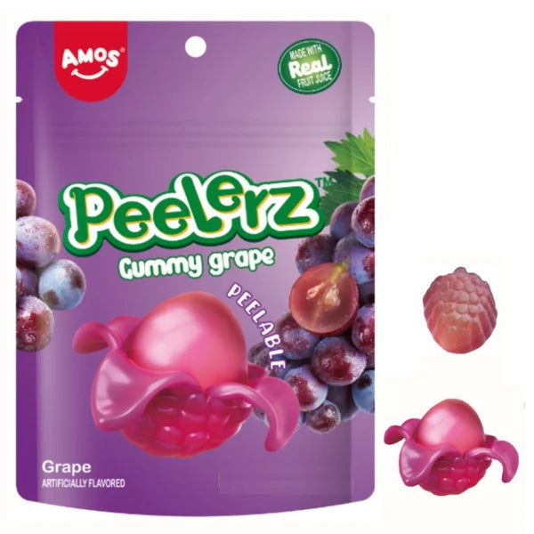 Peelerz Gummy Grape 6oz 170g Peelable