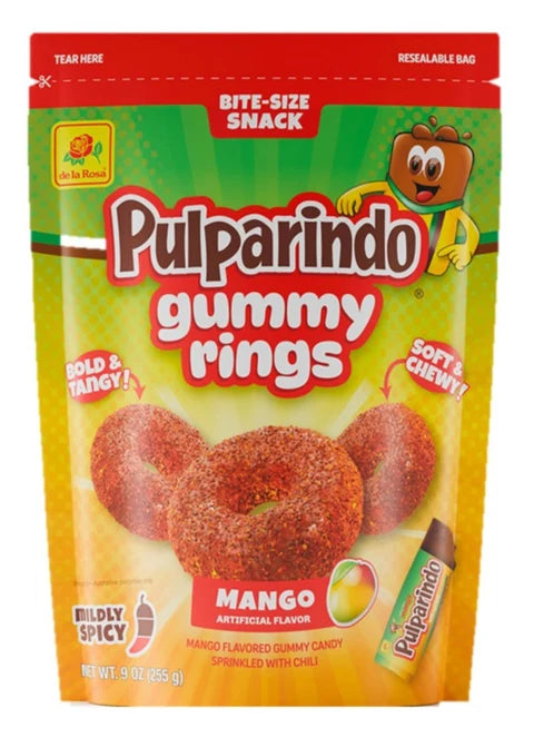 De La Rosa Gummy Rings Mango 9oz (255g)