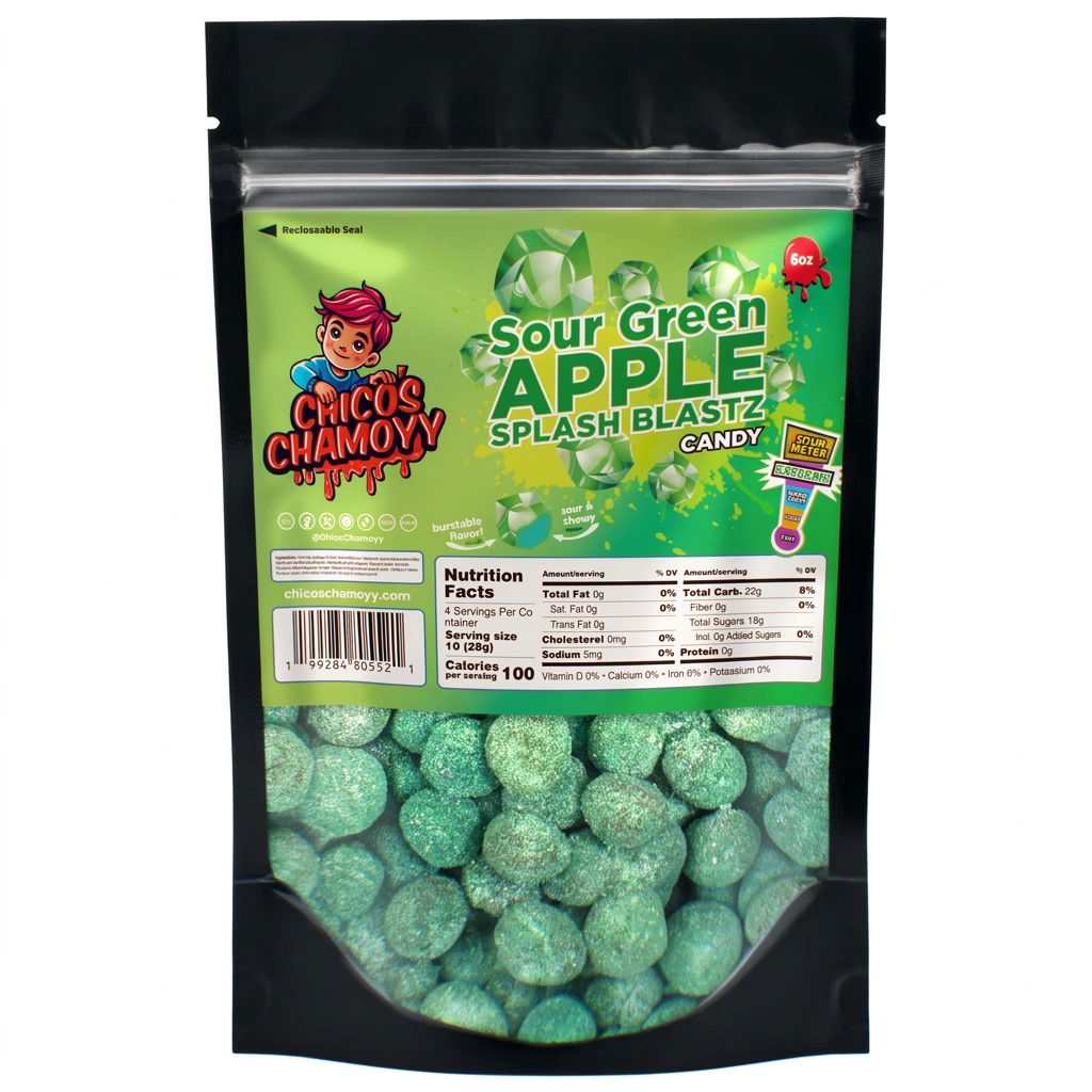 Chico's Chamoy Sour Green Apple Splash Blastz 5oz
