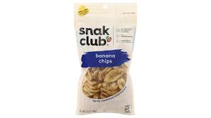 Snak Club Banana Chips Snack 6ct/3.5oz