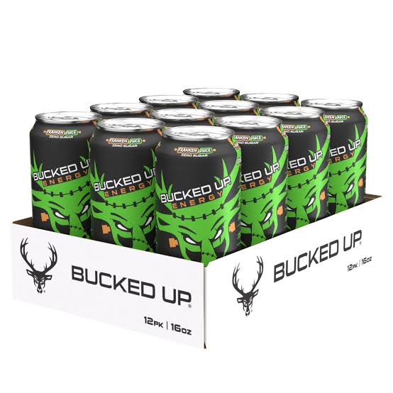 Bucked Up Franken Juice Energy 12/16oz Can
