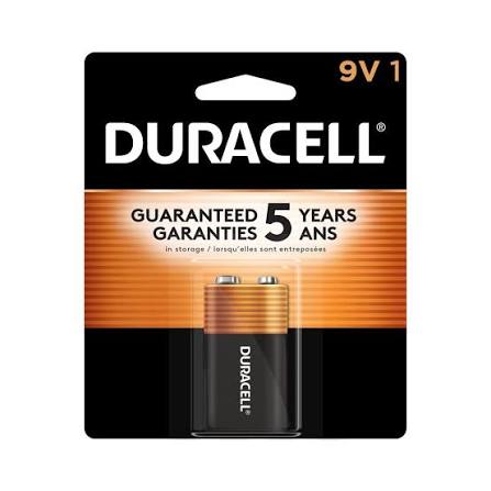 Duracell 9V 1pk Alkaline Battery