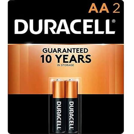 Duracell AA 2pk Guaranteed