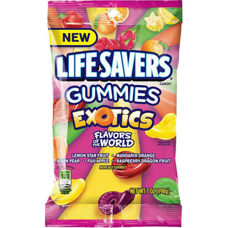 Life Savers Gummies Exotics 7oz Flavors of the Wor