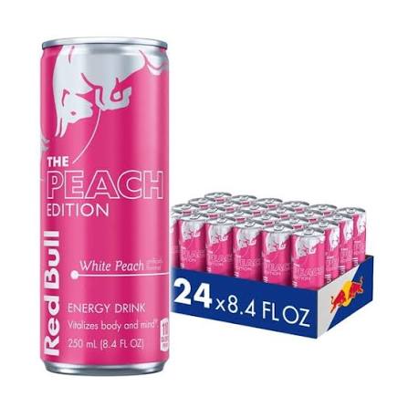 Red Bull White Peach Summer Edition 24/8.4oz