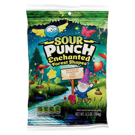 Sour Punch Enchanted Forest Shapes Candy 12/6.5oz