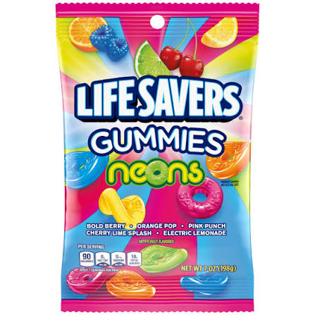 Life Savers Gummies Neon's 7oz