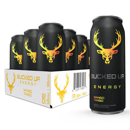 Bucked Up Mango Tango Energy 12/16oz