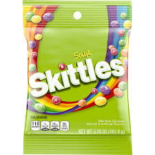 Skittles Sour Bag 12/5.7oz 161.6g