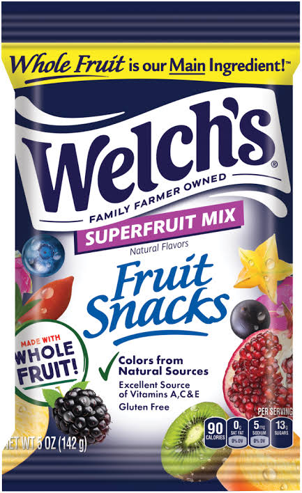 Welch's Fruit Snacks Superfruit Mix 5oz 142g