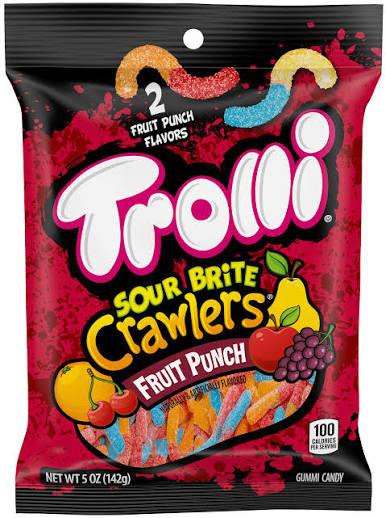 Trolli Sour Brite Crawlers Fruit Punch 12ct