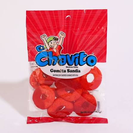 El Chavito Gomitas De Sandia Con Chile 6ct
