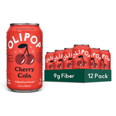 Olipop 12/12oz Cherry Cola Soda