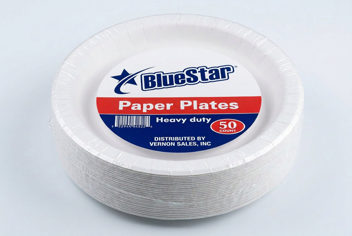 Bluestar 6" Paper Plates 50ct