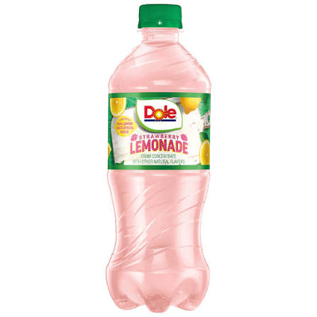 Dole Strawberry Lemonad 24ct/20oz (591mL) (1.25pt)