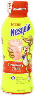 Nestle Nesquik Strawberry Milk 12/14oz (414ml)