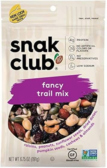 Snack Club Fancy Trail Mix 6ct Bags