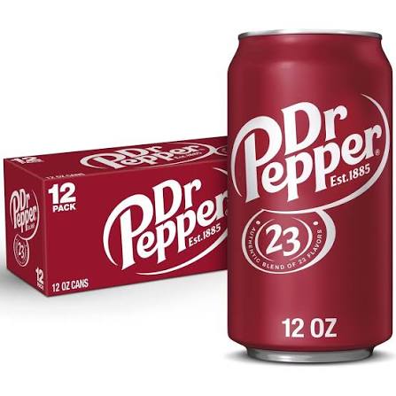 Dr Pepper Cans 12/12oz (144oz) (4.26L)