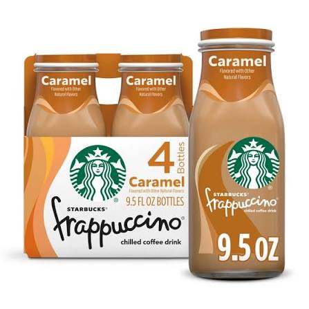 Starbucks Frappuccino Caramel 4/6pk  24/9.5oz