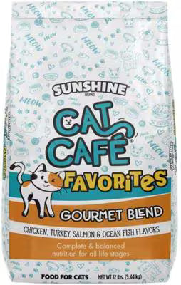 Sunshine Cat Cafe Food 14oz Gourmet Blend Chicken