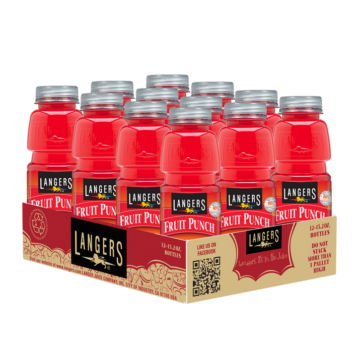 Langers Fruit Punch 12/16oz LANG16