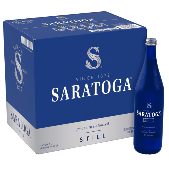 Saratoga Still Natural Spring Water 12/28oz