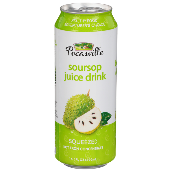 Pocasville Soursop Juice Drink 12/16oz (490ml)