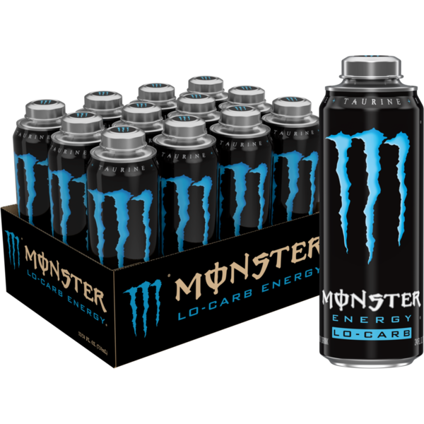 Monster Blue Lo-Carb 12/24oz (710mL)