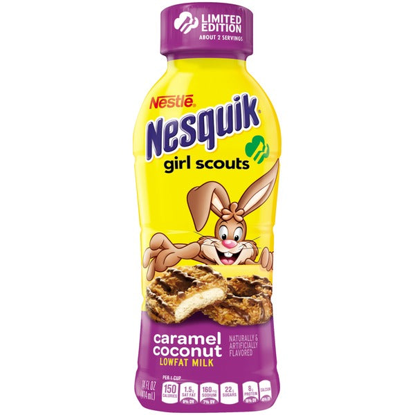 Nestle Nesquik Caramel Coconut Milk 12/14oz