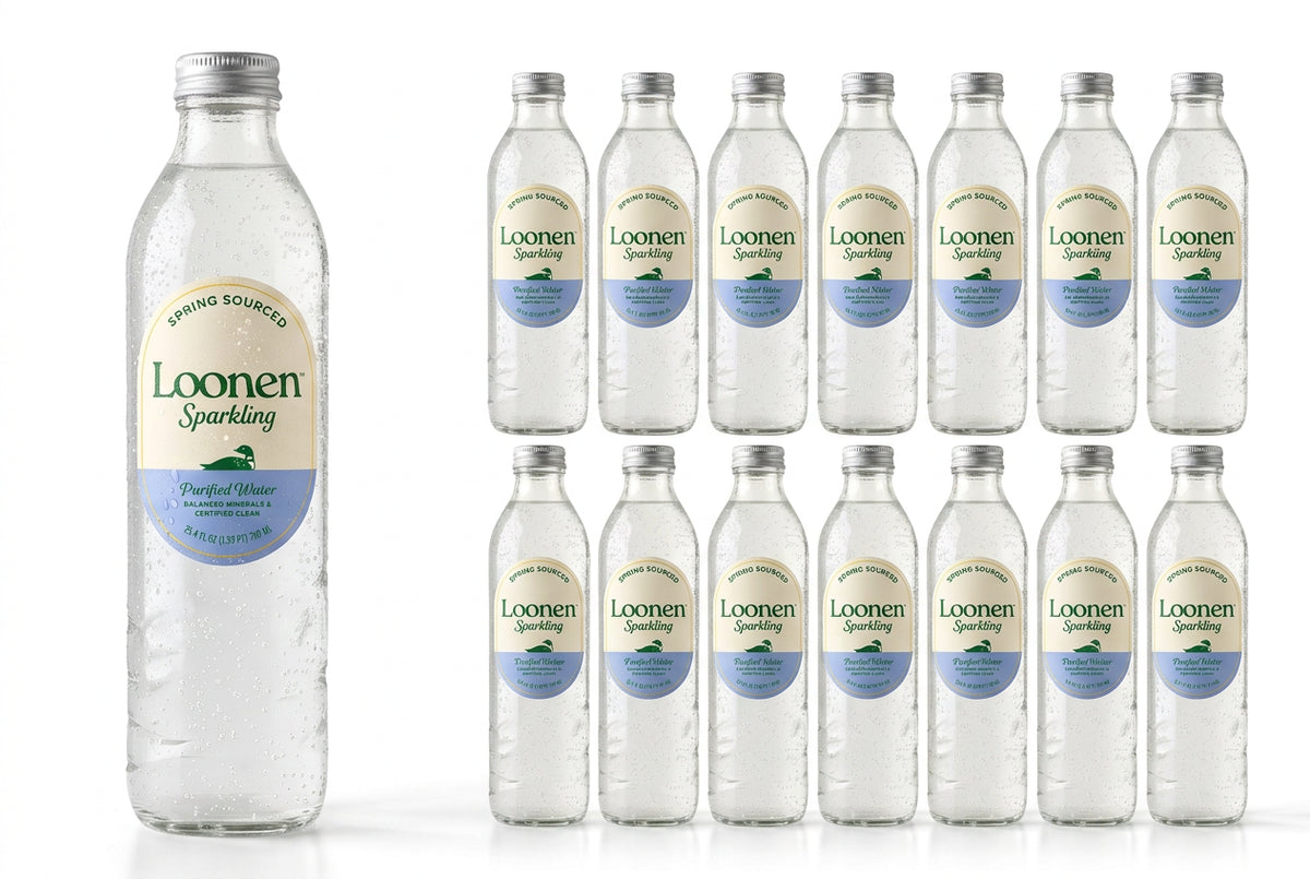 Loonen Sparkling Drinking Water 12/25oz