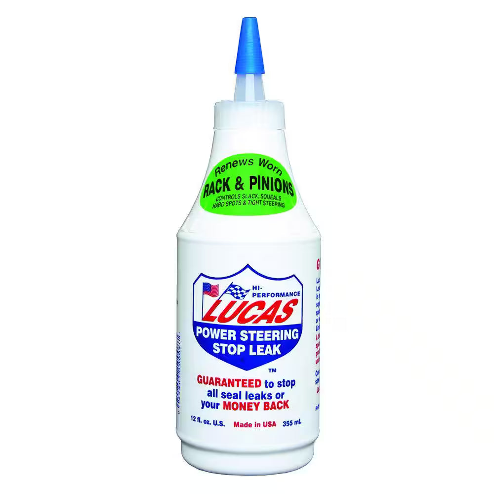 Lucas Power Steer Stop Leak 12oz 355ml