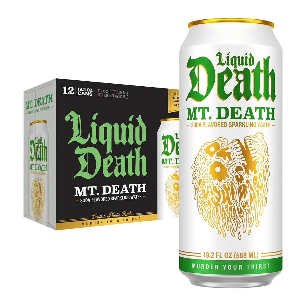 Liquid Death Mtn Don't Soda Flavored S 12ct/19.2oz
