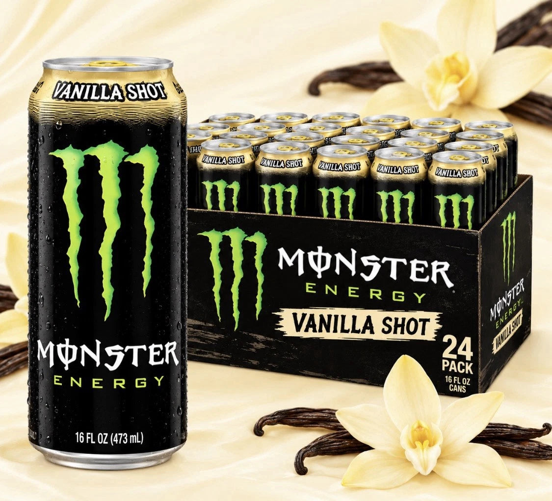 Monster Vanilla Shot 24/16oz (473mL)