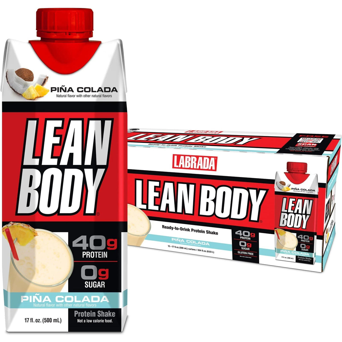 Labrada Lean Body Pina Colada 12/17oz (500ml)